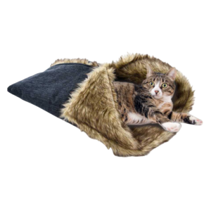 فيلاين قو سرير للقطط رمادي 46×29سم